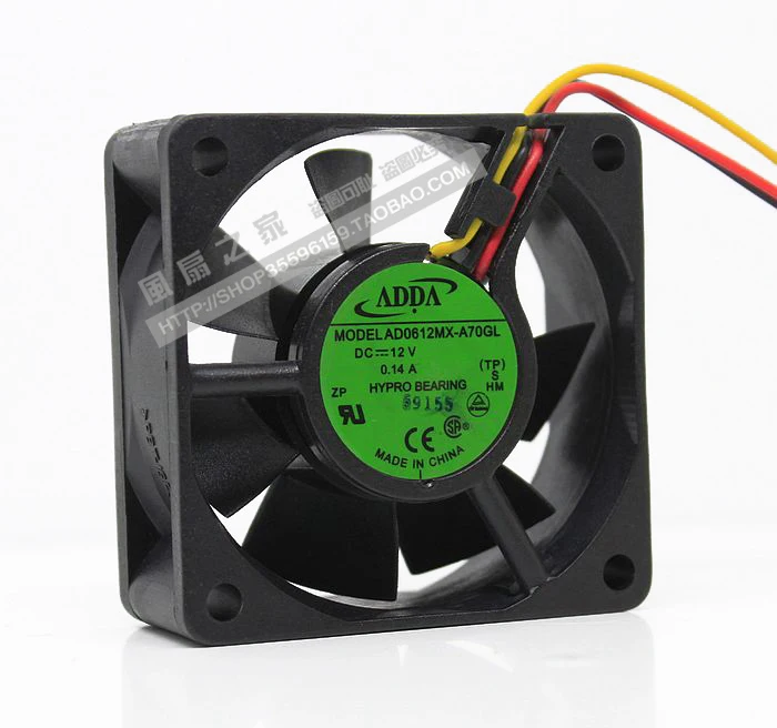

Новый охлаждающий вентилятор ADDA AD0612MX-A70GL 6 см 6025