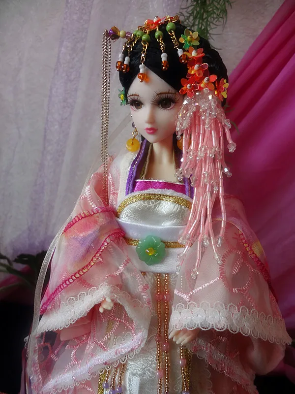 12 Collectible Chinese Girl Dolls Traditional Ancient Doll Toys