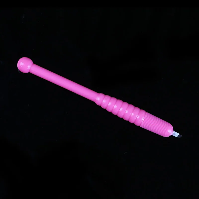 

New 3pcs Disposable Tattoo Pen with Manual Eyebrow Tattoo Curve Blades CF/U Needle Microblade Needle for Tattoo
