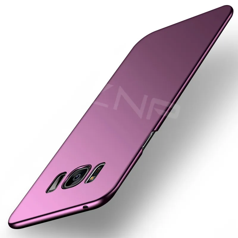 ZNP, роскошный тонкий защитный чехол для samsung Galaxy S9 S8 Plus Note 8, жесткий чехол для телефона из поликарбоната, чехол для samsung S7 Edge, S7, S8, S9 - Цвет: purple