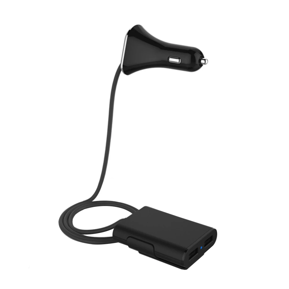 Buy Universal Mini USB Car Charger 9.6A 4 USB Port car charger Adapter with 1