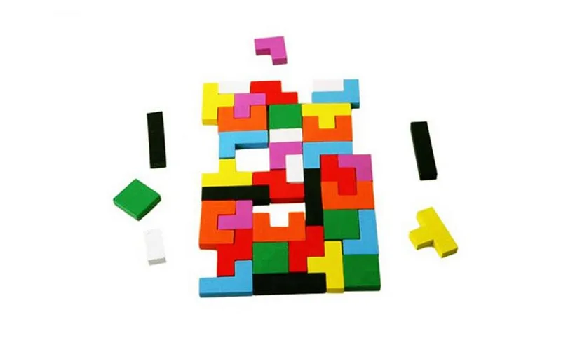 MOTOHOOD Wooden Building Blocks Toys For Kids Educational Irregular Shape Russian Wood Intellegence Block & Building Toys  (3)