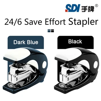 

Taiwan SDI 24/6 Manual Mini Stapler Save Effort more than 50% handheld Antibacterial material 1116C