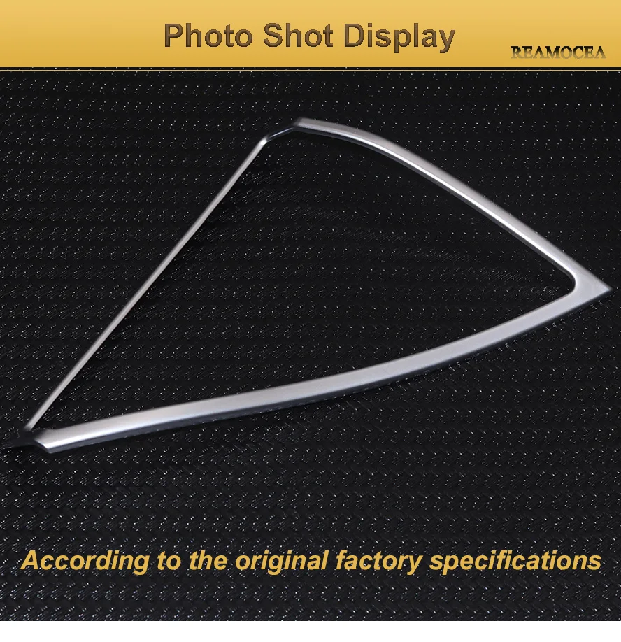Reamocea 2Pcs Car Styling Interior Front Door Speaker Horn Frame Trim Stickers Decorative Cover for Mercedes-Benz C-Class W204 (10)