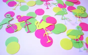 

Flamingo Confetti | Flamingo Party Neon ConfettiNeon Party Decor Luau Decorations Hawaiian Party Neon Birthday Decor favors