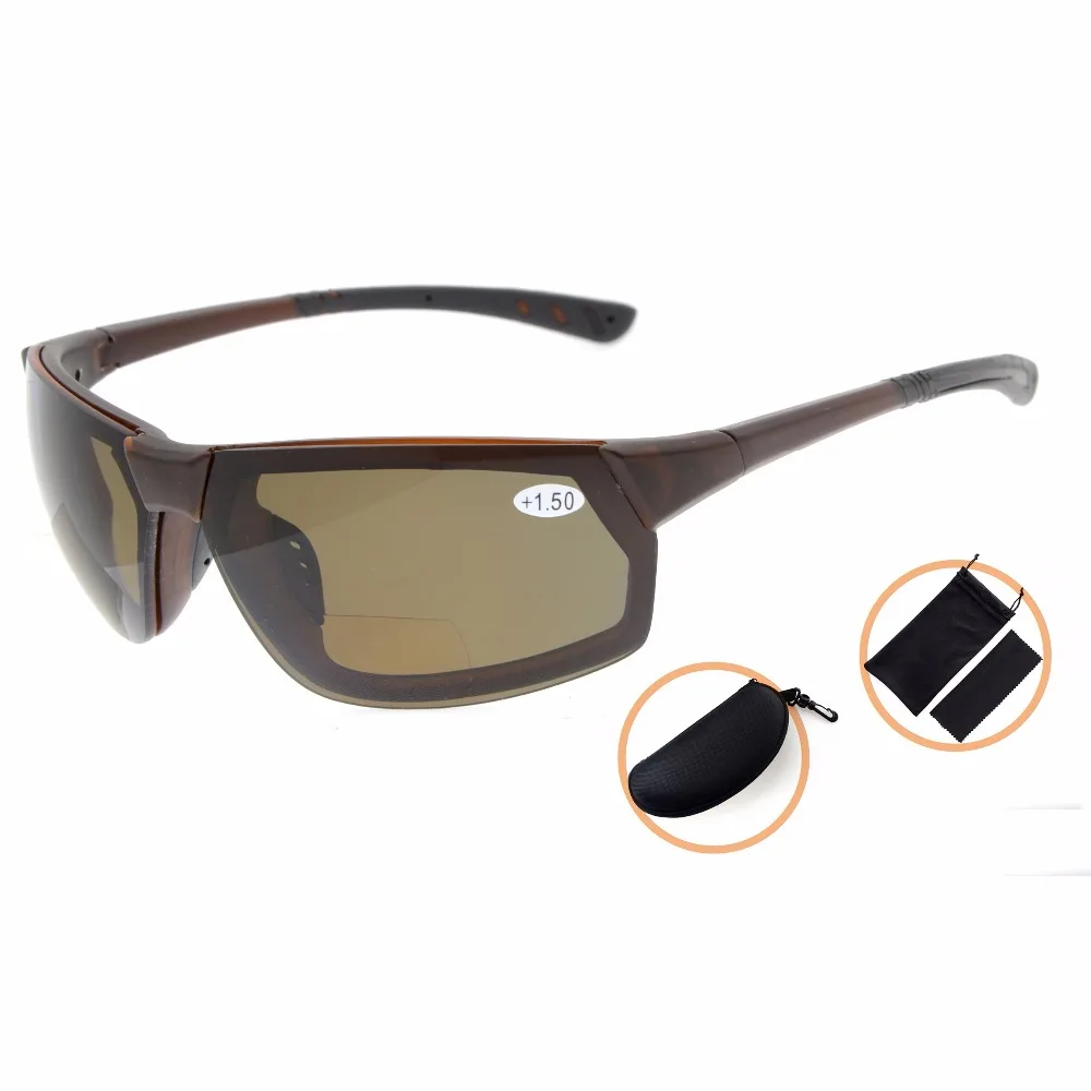 

TH6157PGSG Eyekepper TR90 Unbreakable Sports Sunglasses Polycarbonate Polarized Bifocal Sunglasses