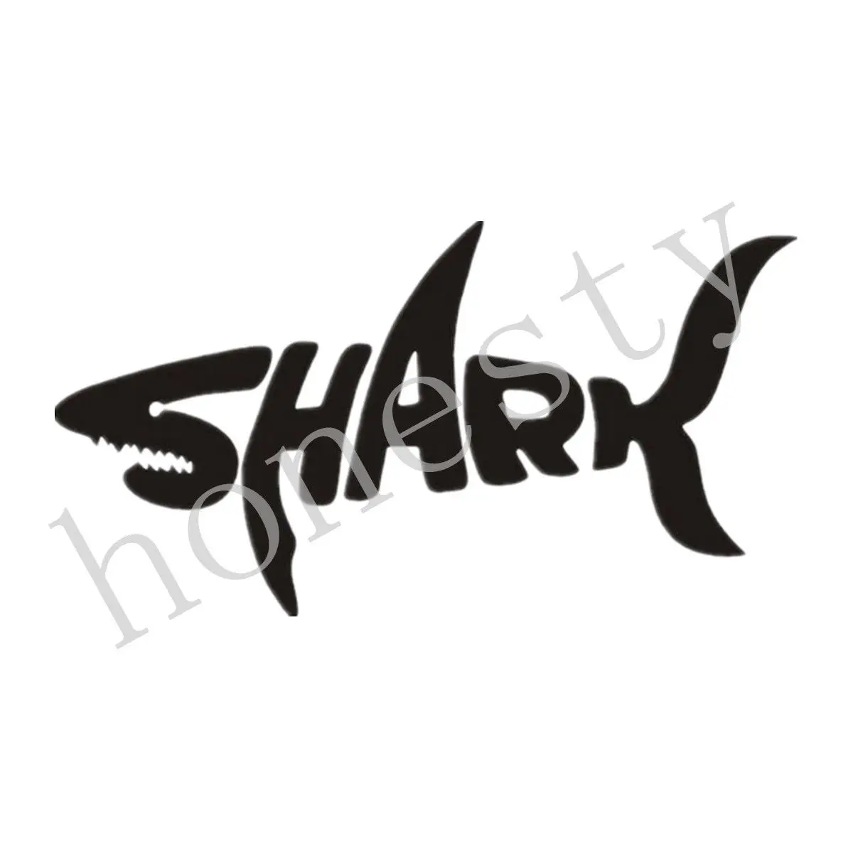 SHARK car stickers cool letter automobile modeling car decoration Decal