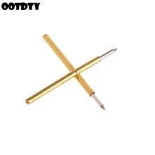 100 Pcs Dia 1.02mm Length 15.85mm 100g Spring Test Probe Pogo Pin Tool P75-B1 100 Pcs Dia 1.02mm Length 15.85mm 100g Spring Test Probe Pogo Pin Tool P75-B1