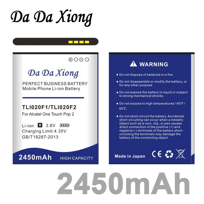 2450mAh TLI020F1 TLI020F2 Battery For Alcatel PIXI 4 5045D / Pop 2 5042D J726T -so2 J728T TCL C7 7040D J720 J720T | Мобильные