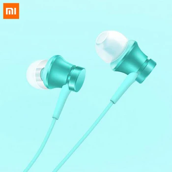

2017 Newes Original Xiaomi Mi Earphone Piston Fresh Version In-Ear 3.5mm Nickel-plated Jack with Mic For Mobile Phone