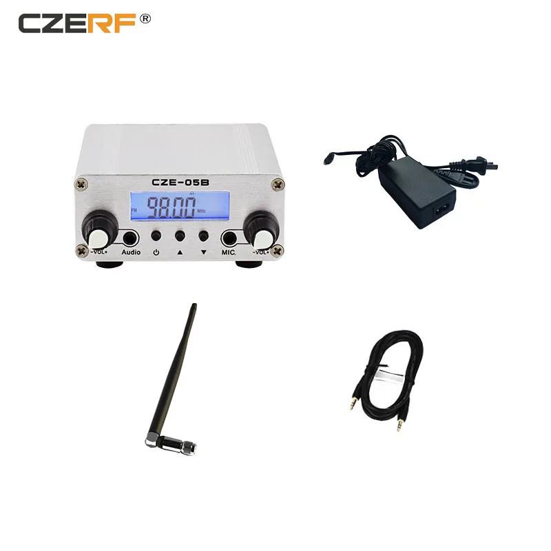 

CZE-05B 0.1w/0.5w wireless fm radio transmitter for home theater watch the footbell World Cup