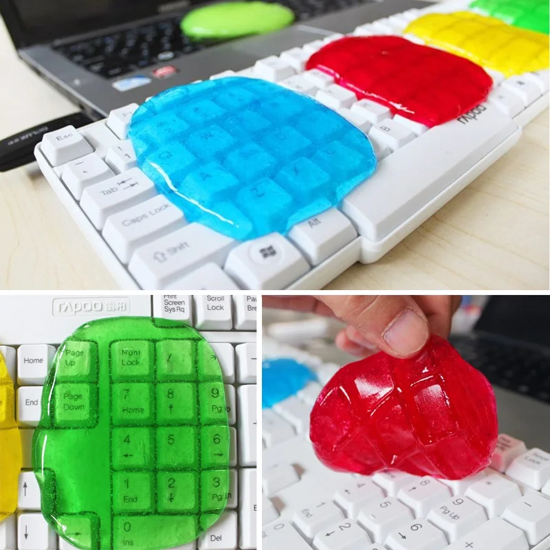 

Wiper Cleaner Super Clean Slimy Gel Home Dust For Keyboard All-Purpose Miraculous Unique Kitchen Accessories Color Randomly