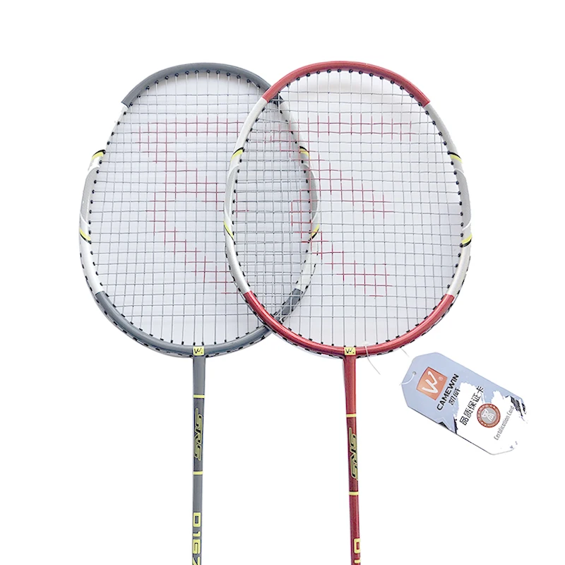 Camewin marca profesional Bádminton carbono raqueta alta calidad Bádminton raqueta | 2 unids Raquetas de bádminton + 3 bolas 1 bolsas |