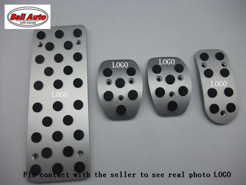 Left Corner Car Gas Foot Rest Modified Pedal Aluminum alloy throttle