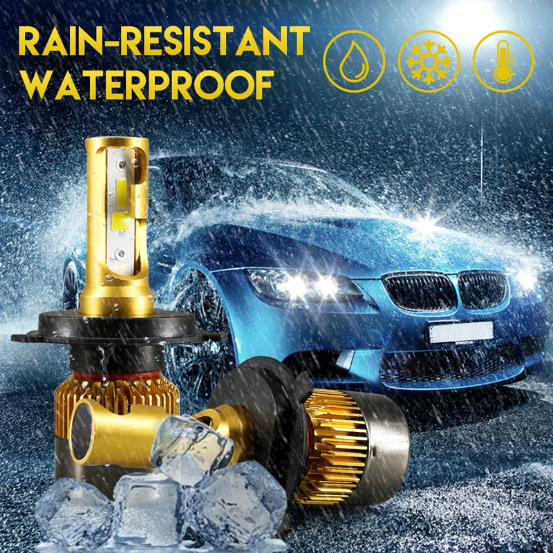 HLXG S2 Upgrade 8000K 6000K H11 H4 H7 светодиодный Автомобильные фары 72 Вт 12000LM 12V24V 9005 HB3 9006 HB4 H8