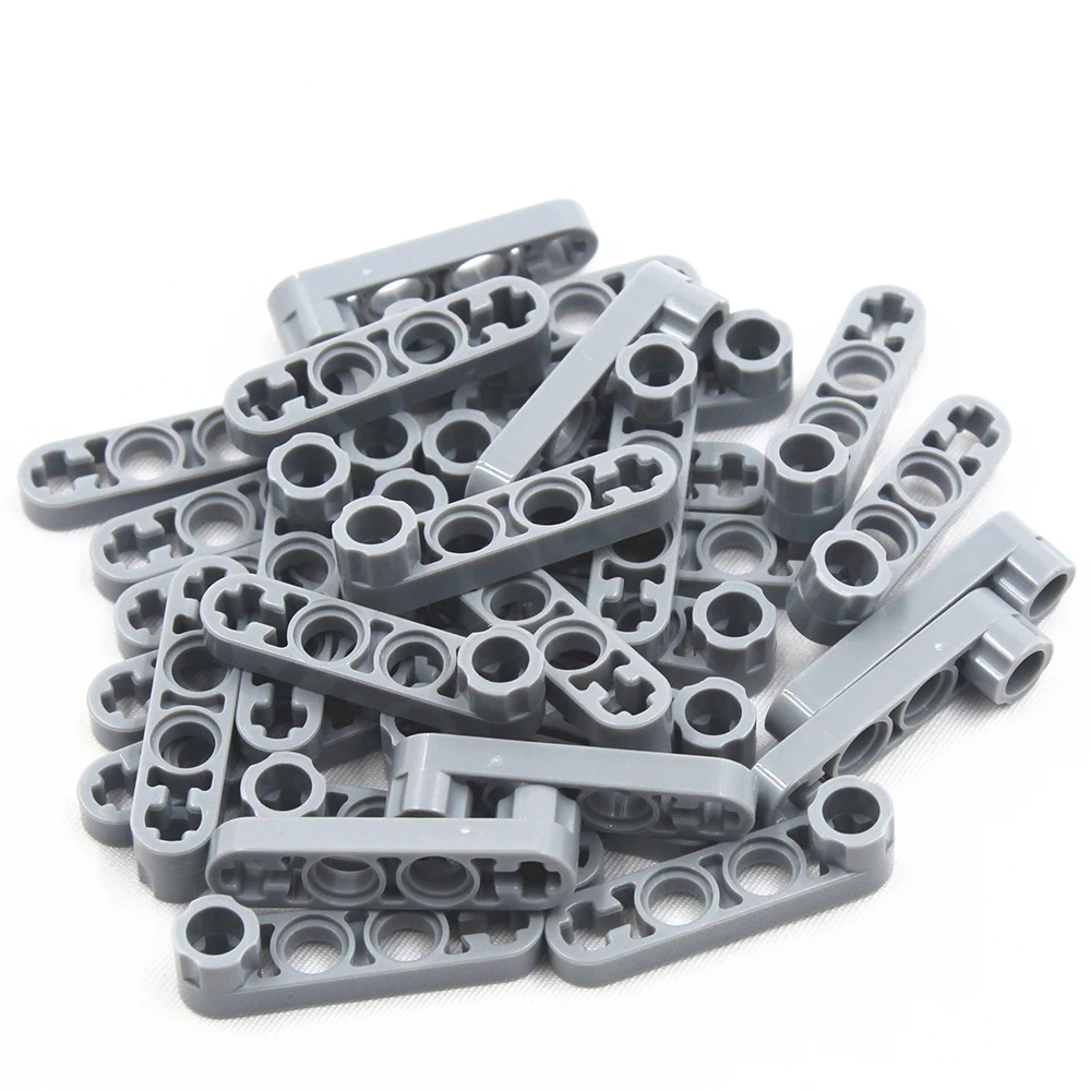 

Building Blocks BulkTechnic Parts 30pcs TECHNIC LEVER 4M ,With Notch compatible with lego for kids boys toy
