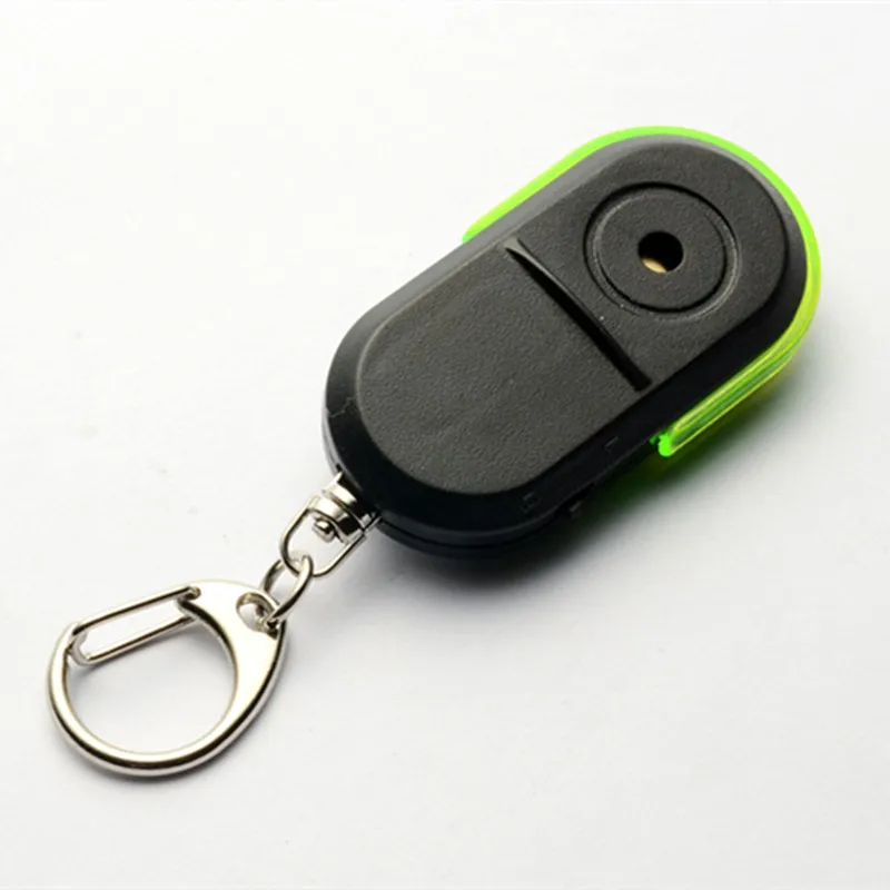 

2019 New Self Defense Wireless Anti-Lost Alarm Key Finder Locator Keychain Whistle Sound LED Light High Quality Random Color