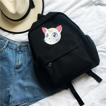 Kawaii Luna Cat Sailor Moon Backpack Bag  2