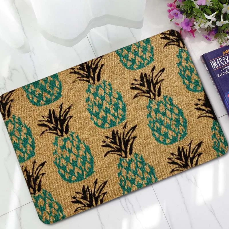 

Watermelon Pineapple Fruit Printed Rubber Doormat Non-Slip Kitchen Carpet Bath Mat Home Entrance Floor Hallway Area Rugs