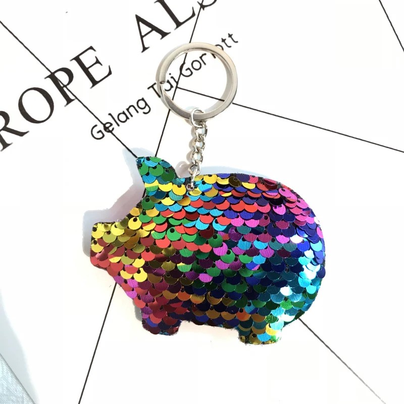 pig keychain