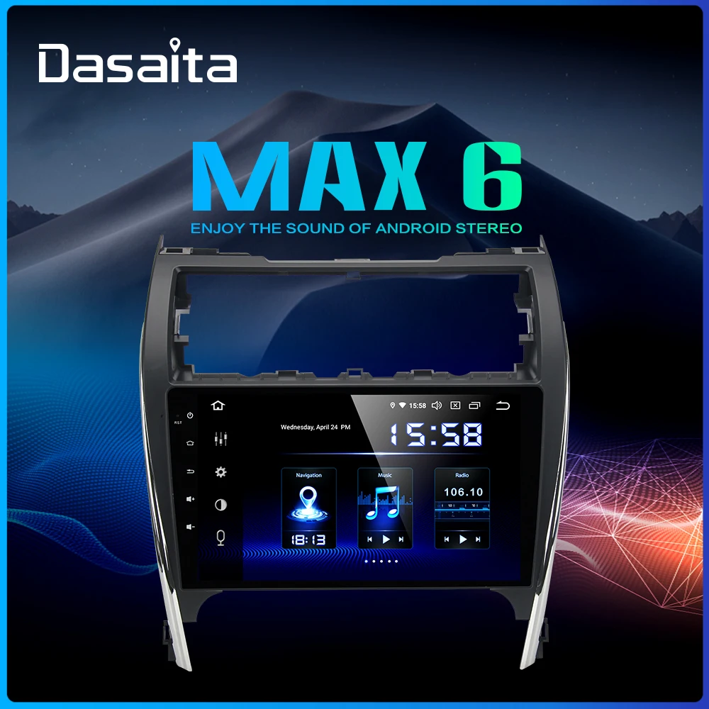Perfect Dasaita 10.2" IPS Car Android 9.0 1 din Player for Toyota Camry 2012 2013 2014 USA & Mid-east version GPS 64GB ROM Car Audio 0 Perfect Dasaita 10.2" IPS Car Android 9.0 1 din Player for Toyota Camry 2012 2013 2014 USA & Mid-east version GPS 64GB ROM Car Audio 0