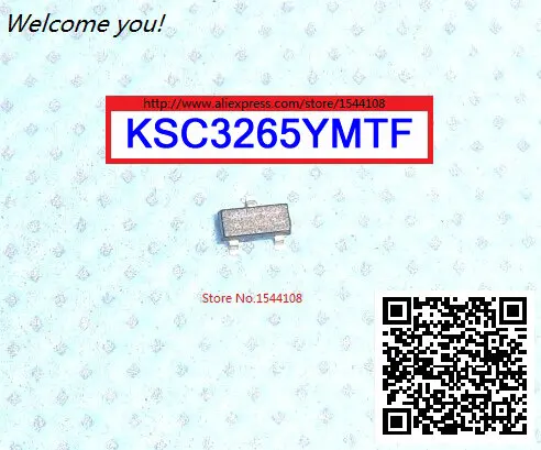 

KSC3265YMTF TRANSISTOR NPN 25V 800MA SOT-23 3265 KSC3265 50PCS