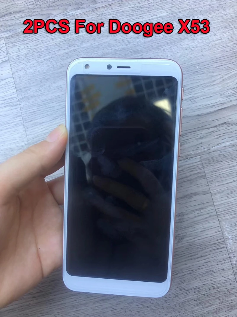 2 шт. ультратонкое закаленное стекло Для Doogee X55 мобильный телефон защита экрана