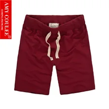 Американские шорты мужские и женские стильные однотонные Классические хлопок стильные высококачественные дышащие ткани повседневные чистые карманы на шнурке