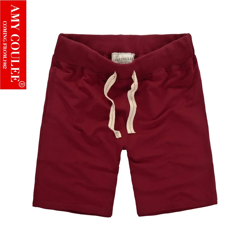 

US Shorts Men Women Style Solid Color Classics 100%Cotton Stylish High Quality Breathable Fabric Casual Pure Drawstring Pockets