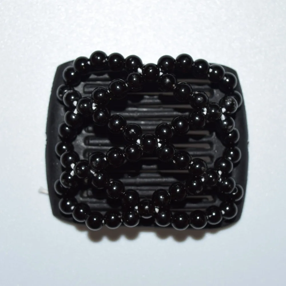 

black pearl beads small size magic comb 20 pcs/lot Easy to Use