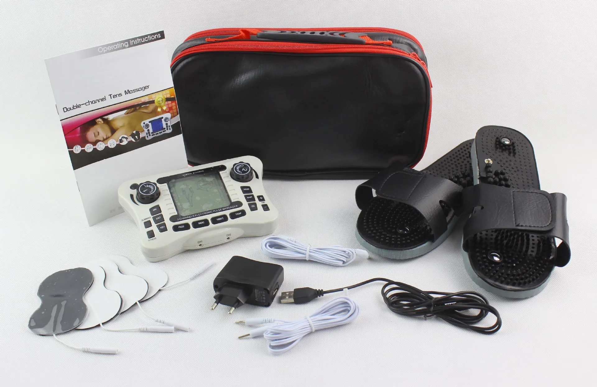 

Digital Electronic Body Slimming Pulse Massage Muscle Relax Stimulator Acupuncture Therapy Massager Physiotherapy Apparatus Tool