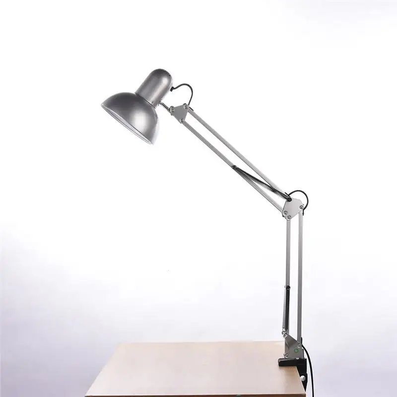 

Modern Table Lights LED Folding Desk Lamp With Clip Multi-Joint Long Swing Arm Adjustable Lamps Eye-Care Office Reading Light S3