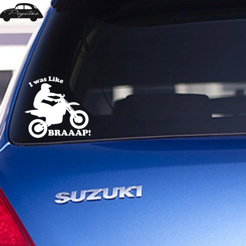 Pegatina BRAAAP ملصقا موتوكروس صائق دراجة نارية الملصقات الفينيل صور مطبوعة للحوائط ديكور جدارية التزلج ملصقا