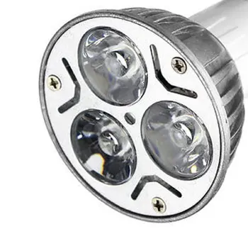 

GU10 3W 3 LED High Power Spotlight Home Light Lamp Bulb AC 265V Blue Color 330LM--M25