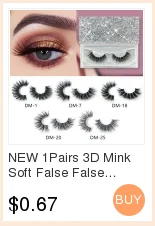1 pair Natural Black Soft False Eyelashes 3D Mink Eyelash Eyelash Natural Eyelash Makeup Accessories Eyelash Extension