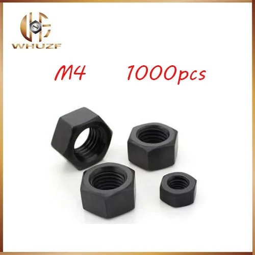 Porca Hexagonal de Porca Hexagonal de Alta Resistência m4 com Aço Inoxidável Parafusos Sextavados Unhas 1000 Peças Novo 100 Aço Inoxidável