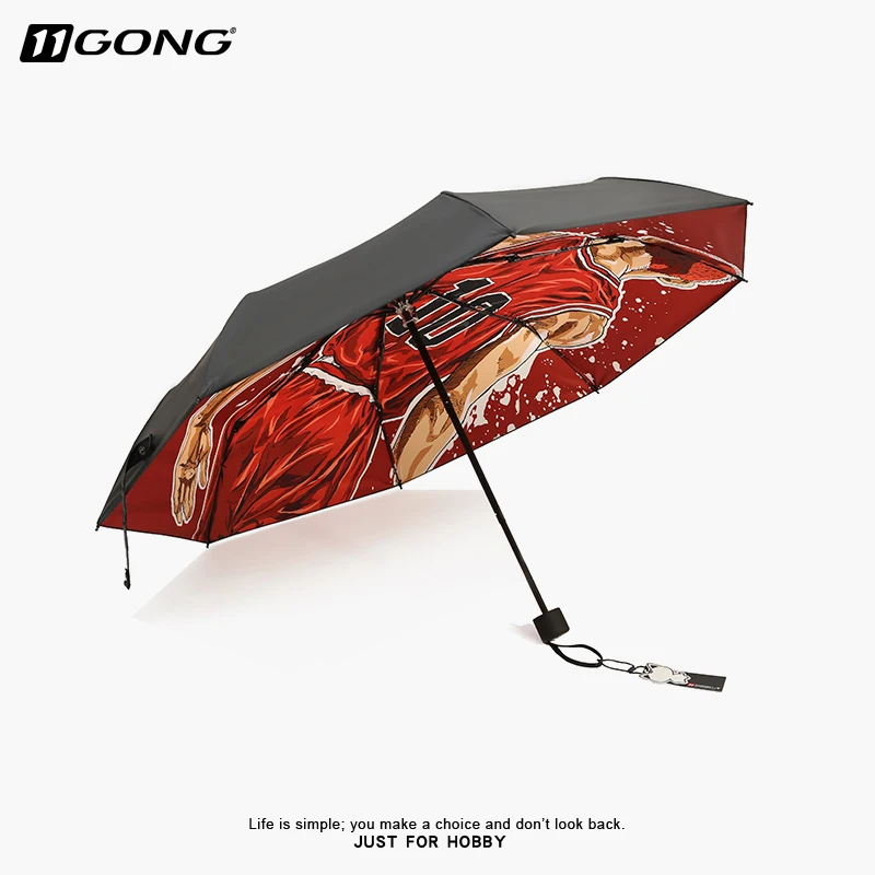 Japón Anime blindado Hanamichi Sakuragi Cosplay plegable lluvia Paraguas automático paraguas niño niña UV viaje diario regalo|Accesorios disfraces| - AliExpress