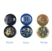 50pcs 11.5mm/15mm/20mm/25mm Top Fashion New design Decorative Buttons Men's Shirts Are Four Eye Button Coat Resin Buttons 1