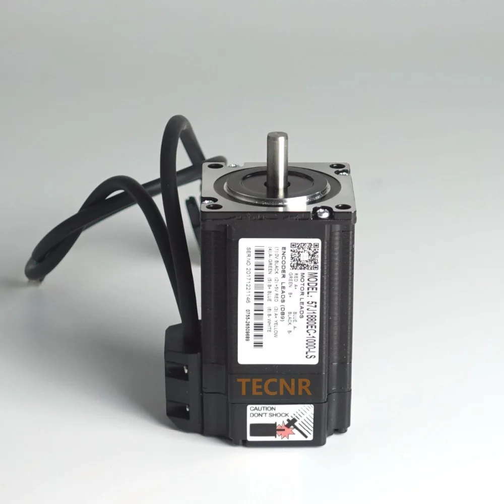 57J1880EC 1000 + 2HSS57 Nema23 Hybird комплект шагового двигателя с замкнутой петлей 2.0N.m 285Oz in 2