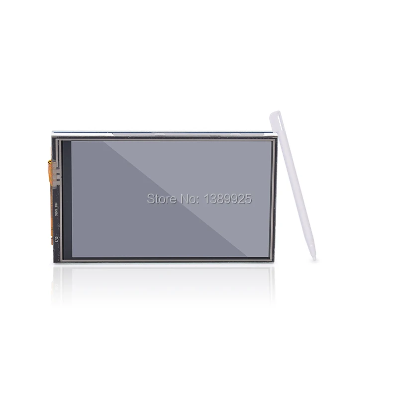 Новое поступление Лидер продаж 3.5 дюймов ЖК-дисплей TFT Сенсорный экран Дисплей с Стилусы для Raspberry Pi 2 Модель B доска + акриловый чехол
