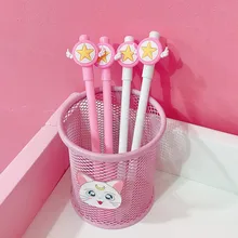 48 шт/лот девушки сувениры Звездное крыло школьная гелевая ручка для письма ручка на водных чернилах ручка школы офиса инструмент для письма