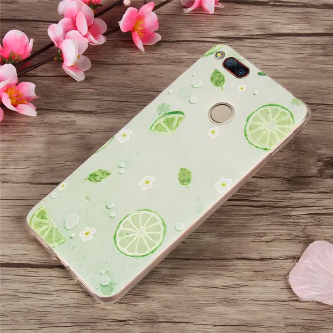 For ZTE Nubia Z17 mini Case 5.2 TPU Cover Ultra Thin Cartoon Flower Fruit Soft Silicone Skin Capa for Nubia Z17 mini Phone Case (9)_