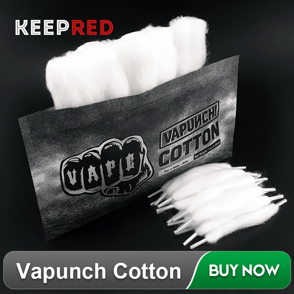 

Original Vapunch Cotton for RDA RBA RTA Tank Atomizer Heating Coil Wire Vape Accessories Electronic Cigarette