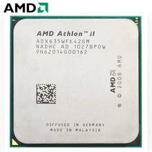 AMD Athlon II X4 635 CPU Штепсель AM3 95 W 2,9 GHz 938-pin четырехъядерный настольный процессор CPU X4 635 разъем am3