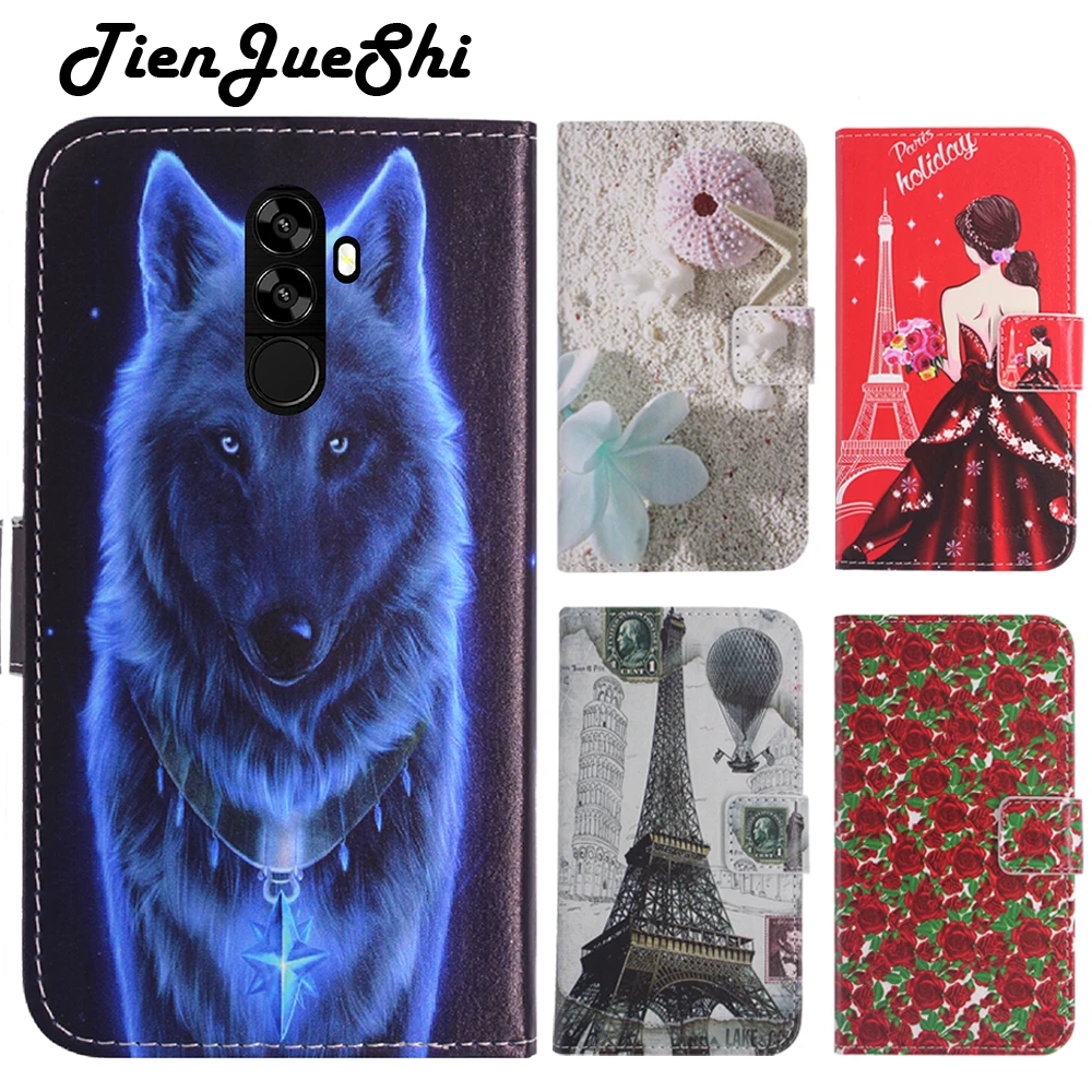 Модный защитный кожаный чехол TienJueShi чехол-бумажник для Homtom S99 5 дюймов | Мобильные