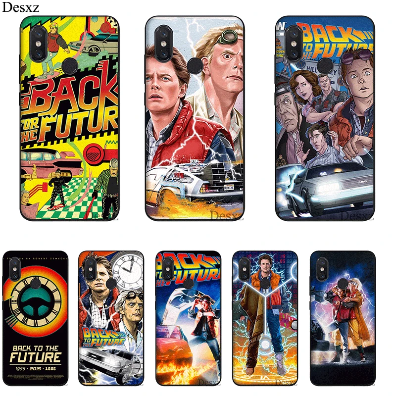 

Silicone Mobile Phone Case For Huawei P30 P20 P10 P9 P8 Lite Pro P Smart Cover TPU Back To The Future Shell