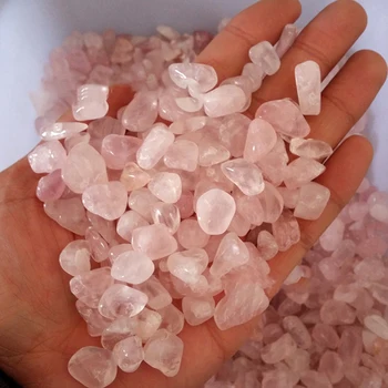 

Specimen Healing Love Natural Stones Natural Raw Pink Rose Quartz Crystal Rough Stone And Minerals Fish Tank Stone 100g