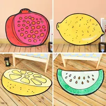 Милый коврик для фруктов Idyllic мультфильм коврик у входной двери спальня кухня ванная комната Нескользящие впитывающие коврик для ног коврик из синели