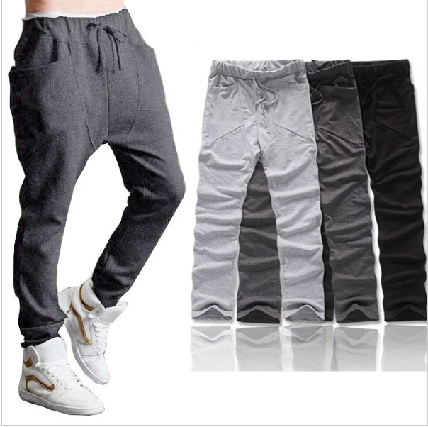 black plain joggers