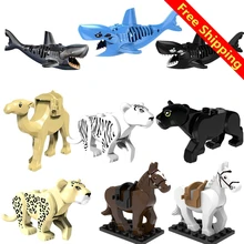 Compatible With Small Bricks Animal Figures Model Building Blocks Accessory Educational Handmade Toys Gifts For Children legoing